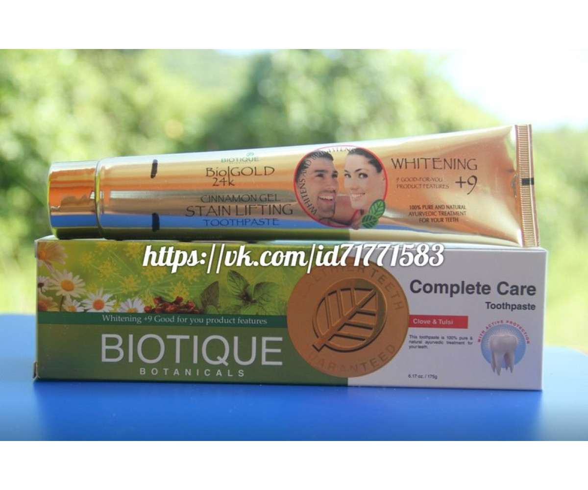 Отбеливающая зубная паста с гвоздикой и тулси "Био Ботанические травы"от Biotique